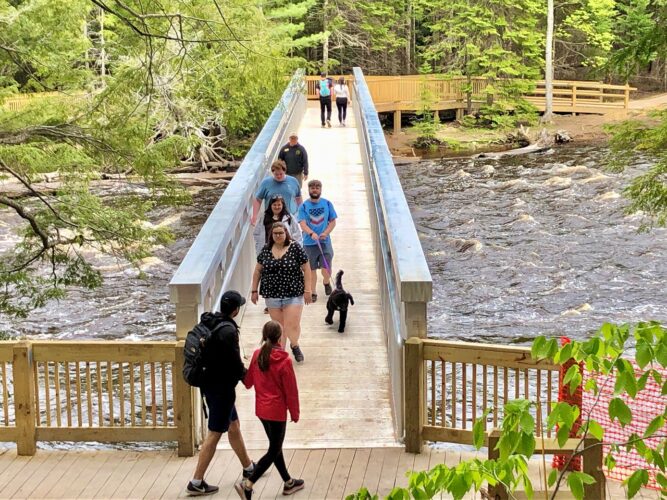 DNR dedicates Tahquamenon River bridge News, Sports, Jobs Daily Press